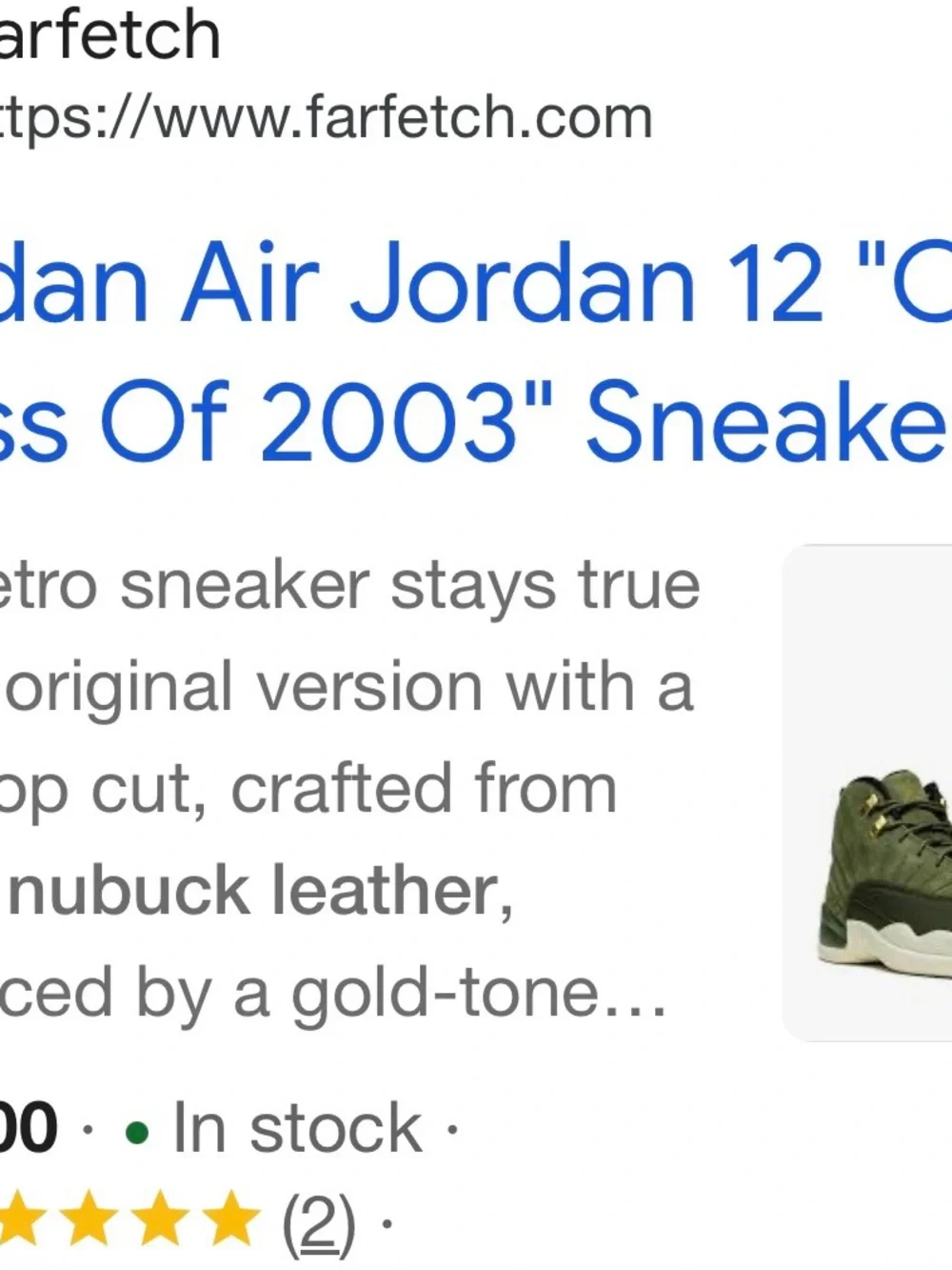 Jordan air 12 cp3class of 2003 1Men's Olive Green High-Top sneakers